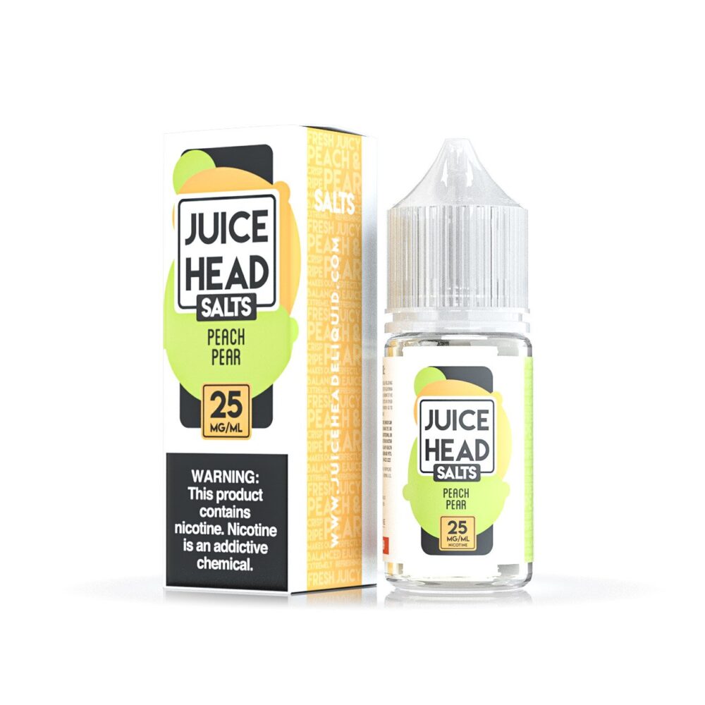 JUICE HEAD SALTS - PEACH PEAR 30ml / 25mg,30ml / 50mg