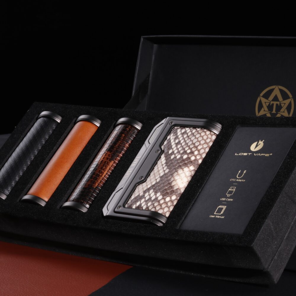 LOST VAPE THELEMA DNA250C Full kit ( Limited Edition) Gunmetal Device (4 covers)