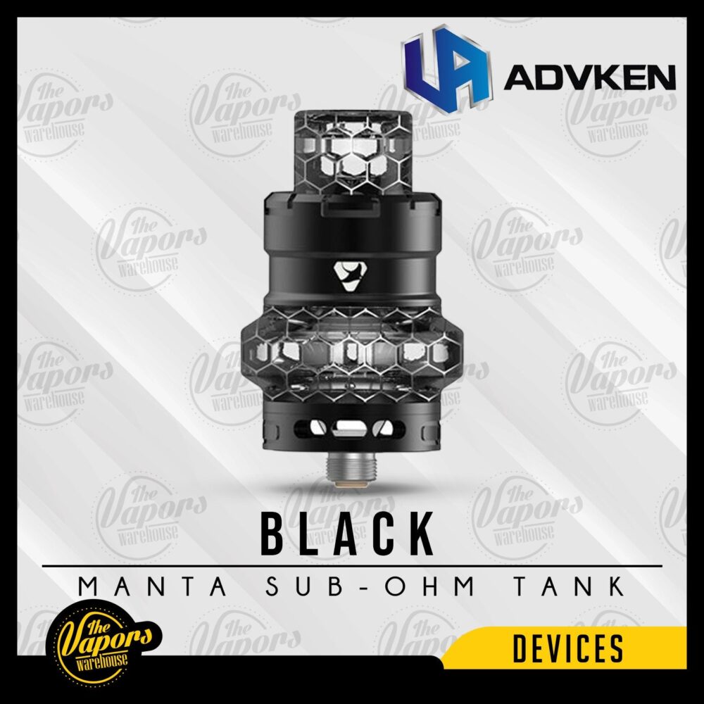 ADVKEN MANTA SUB-OHM TANK Black