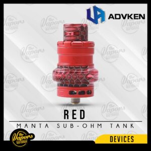 ADVKEN MANTA SUB-OHM TANK Red