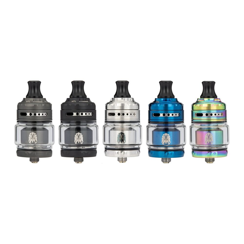 OXVA Arbiter Solo RTA 25mm 4ml Matte Black,Gunmetal,SS,Blue,Rainbow