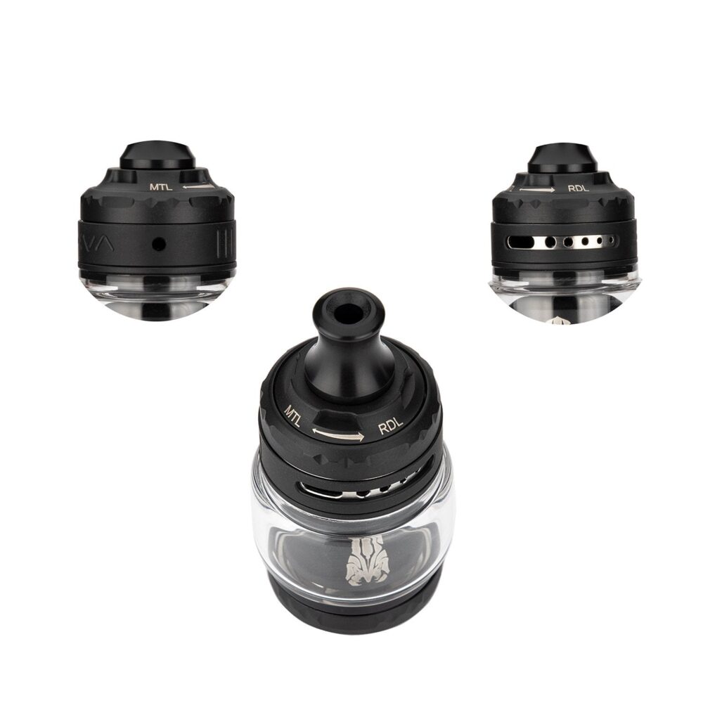 OXVA Arbiter Solo RTA 25mm 4ml Matte Black,Gunmetal,SS,Blue,Rainbow