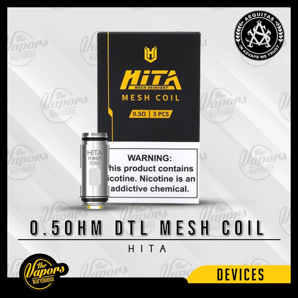 ASVAPE - Hita Mesh Coils 0.5ohm DTL Mesh Coil