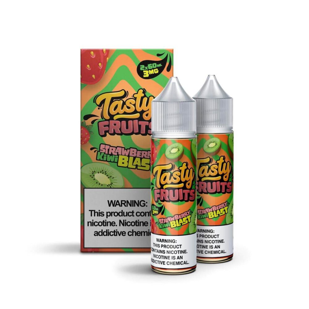 TASTY FRUITS PREMIUM E-LIQUID - STRAWBERRY KIWI BLAST 60ml / 3mg