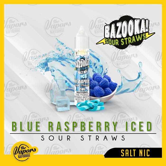 BAZOOKA SALTNIC   BLUE RASPBERRY ON ICE