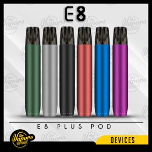 E8 PLUS POD SYSTEM KIT Black,Silver,Blue,Purple,Green