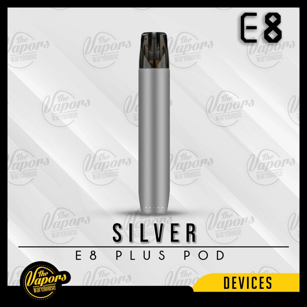 E8 PLUS POD SYSTEM KIT Silver