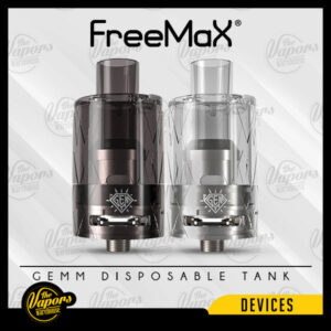FREEMAX GEMM DISPOSABLE TANK Black,Clear