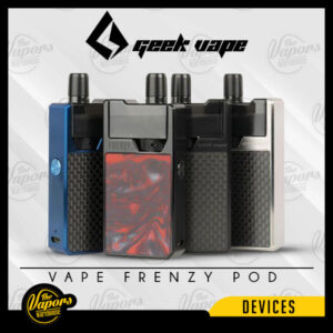 GEEK VAPE FRENZY POD SYSTEM Black Ghost,Black & Carbon Fiber,Gold & Carbon Fiber,Blue & Carbon Fiber,Silver & Carbon Fiber,Blue Azura,Black Magma,Black Onyx