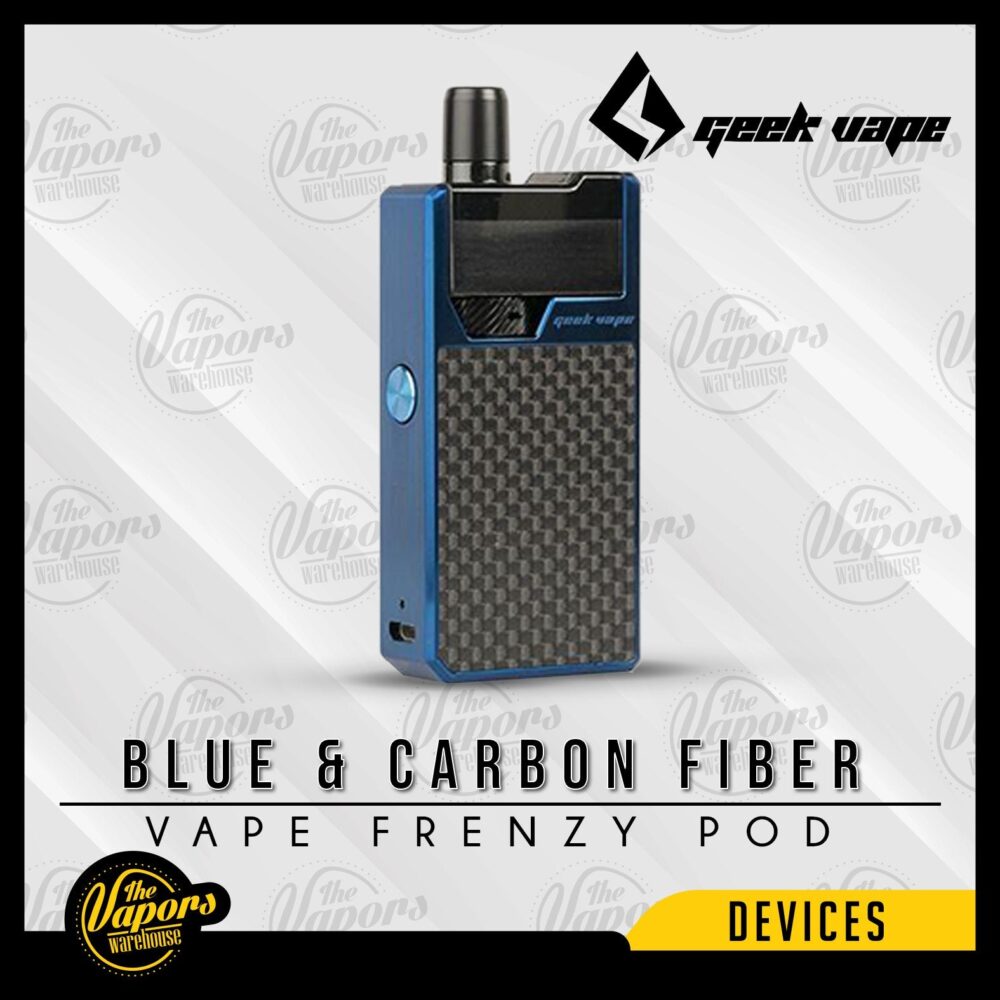 GEEK VAPE FRENZY POD SYSTEM Blue & Carbon Fiber