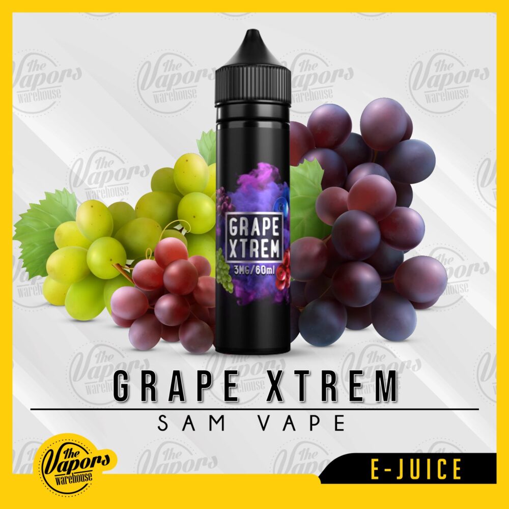 Sams Vape - Grape Xtrem 60ml / 3mg,60ml / 6mg,60ml / 12mg,60ml / 18mg,120ml / 3mg