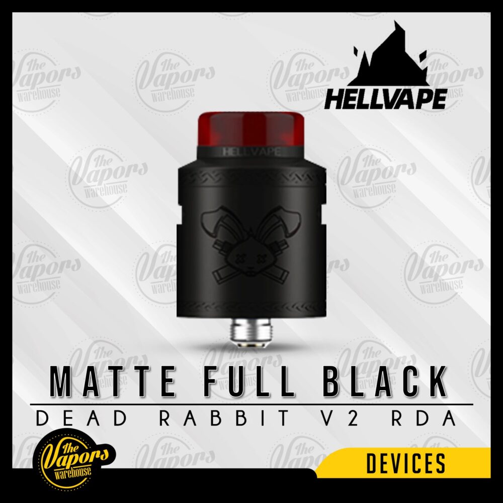 HELLVAPE DEAD RABBIT V2 24MM RDA Matte Full Black