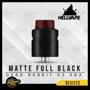 HELLVAPE DEAD RABBIT V2 24MM RDA Matte Full Black