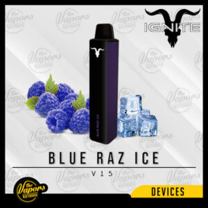 IGNITE - V15 VAPE PEN (1500PUFF) 5% / Blue Raspberry Ice