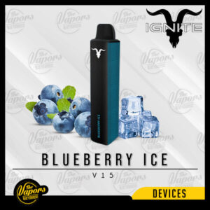 IGNITE - V15 VAPE PEN (1500PUFF) 5% / Blueberry Ice