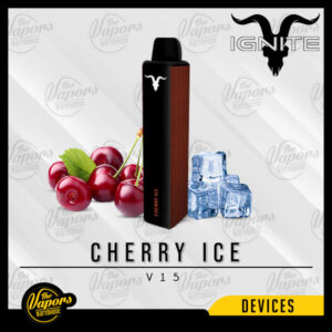 IGNITE - V15 VAPE PEN (1500PUFF) 5% / Cherry Ice