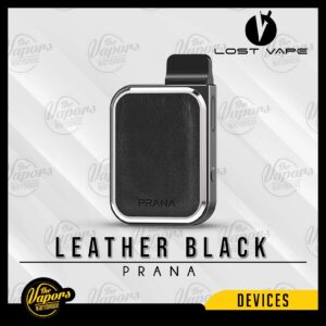 LOST VAPE PRANA 12W POD SYSTEM Leather Black (Gun metal)