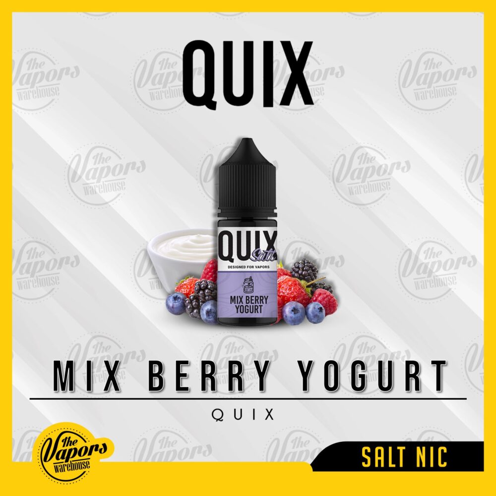 QUIX Salt - Mix Berry Yogurt 30ml / 20mg,30ml / 50mg