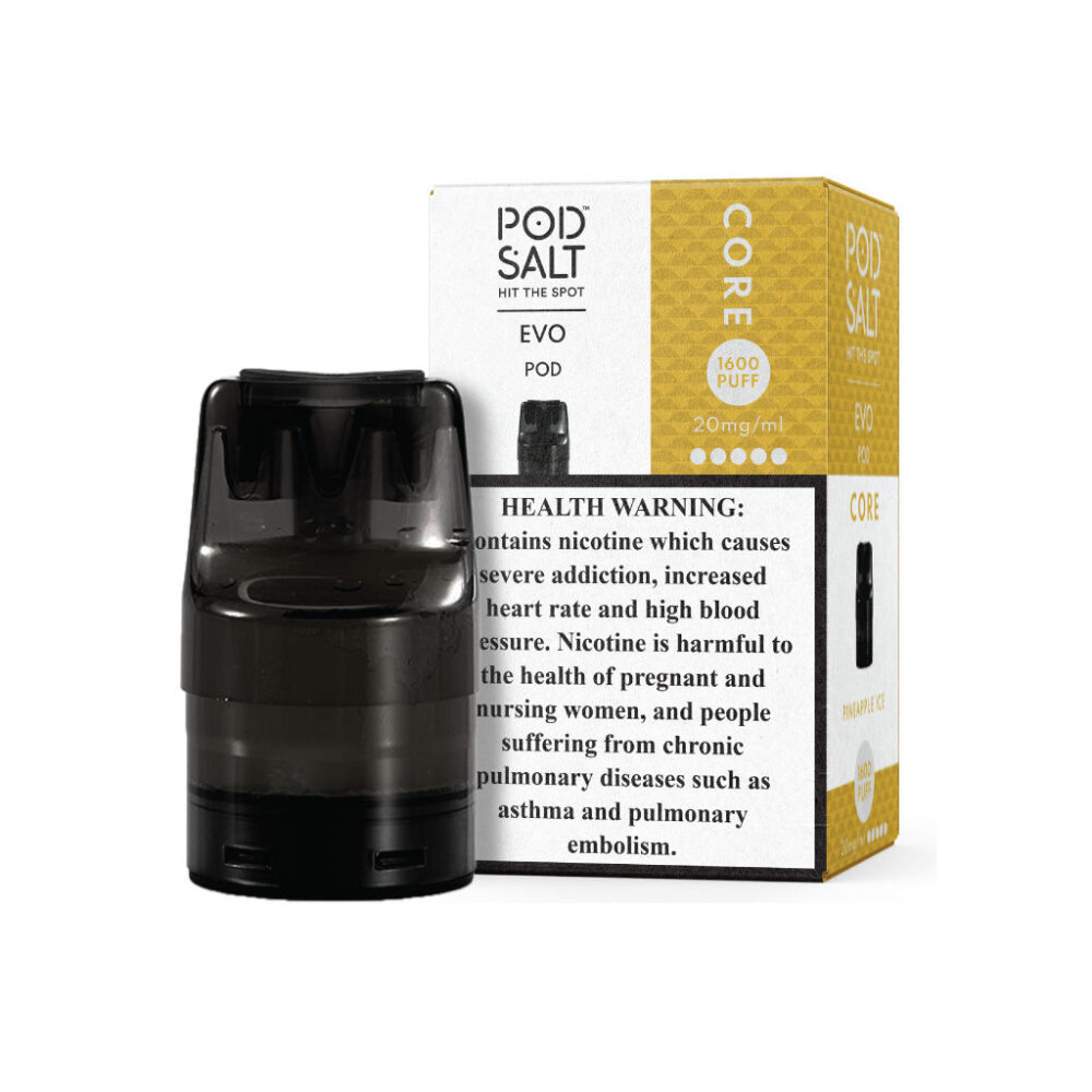 PODSALT EVO PODS Nexus - Guava Granadilla / 2%,Core - Guarana / 2%,Core - Candy / 2%,Nexus - Aloe Grape / 2%,Nexus - Rainbow / 2%,Core - Pineapple Ice / 2%,Nexus - Peach Mango / 2%,Core - Orange Ice / 2%,Nexus - Strawberry Dragonfruit / 2%,Nexus - Soul Mango / 2%,Nexus - Tobacco / 2%,Nexus - Strawberry Kiwi / 2%,Nexus - Strawberry Ice Cream / 2%