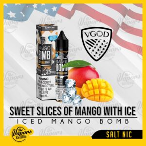 iced mango bomb saltnic