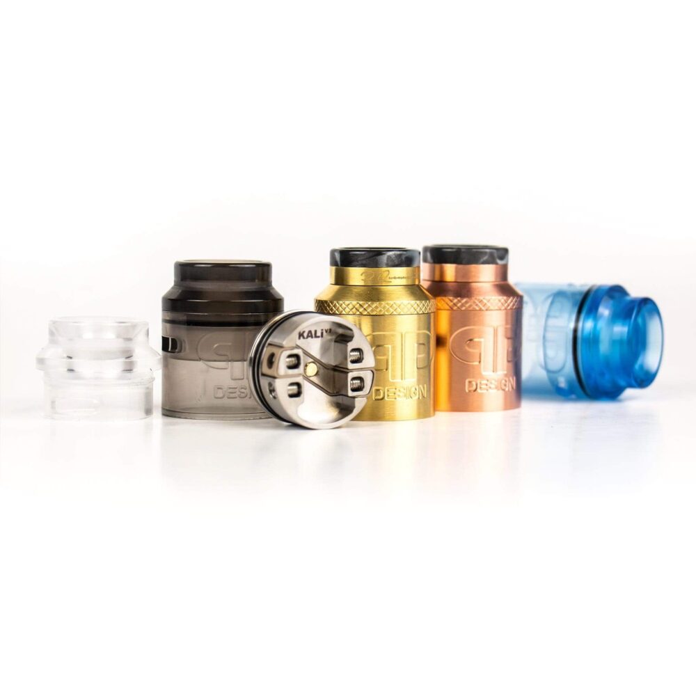 qp Design - KALI RDA V2 SS - Black,Brass - Copper