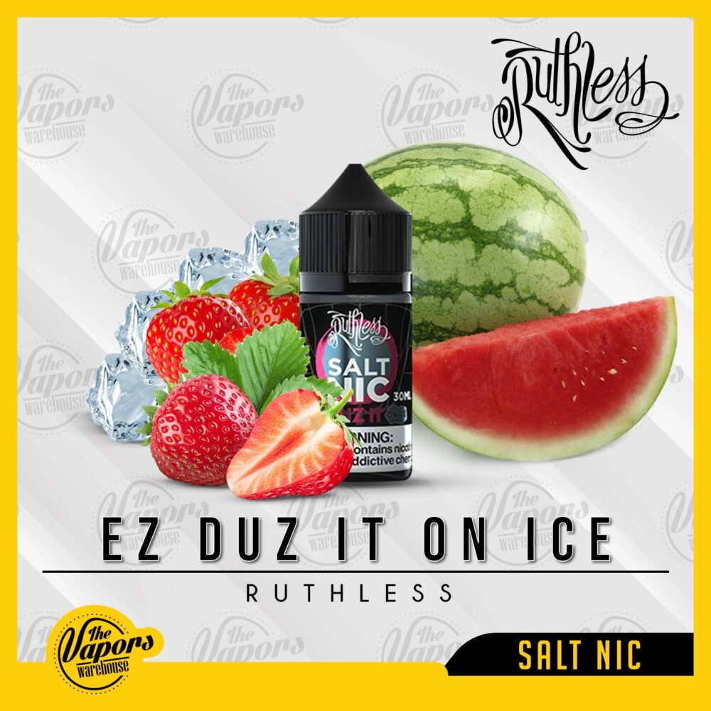 Ruthless Nicotine Salt Ez Duz It on Ice 20mg (UAE Version),35mg,50mg