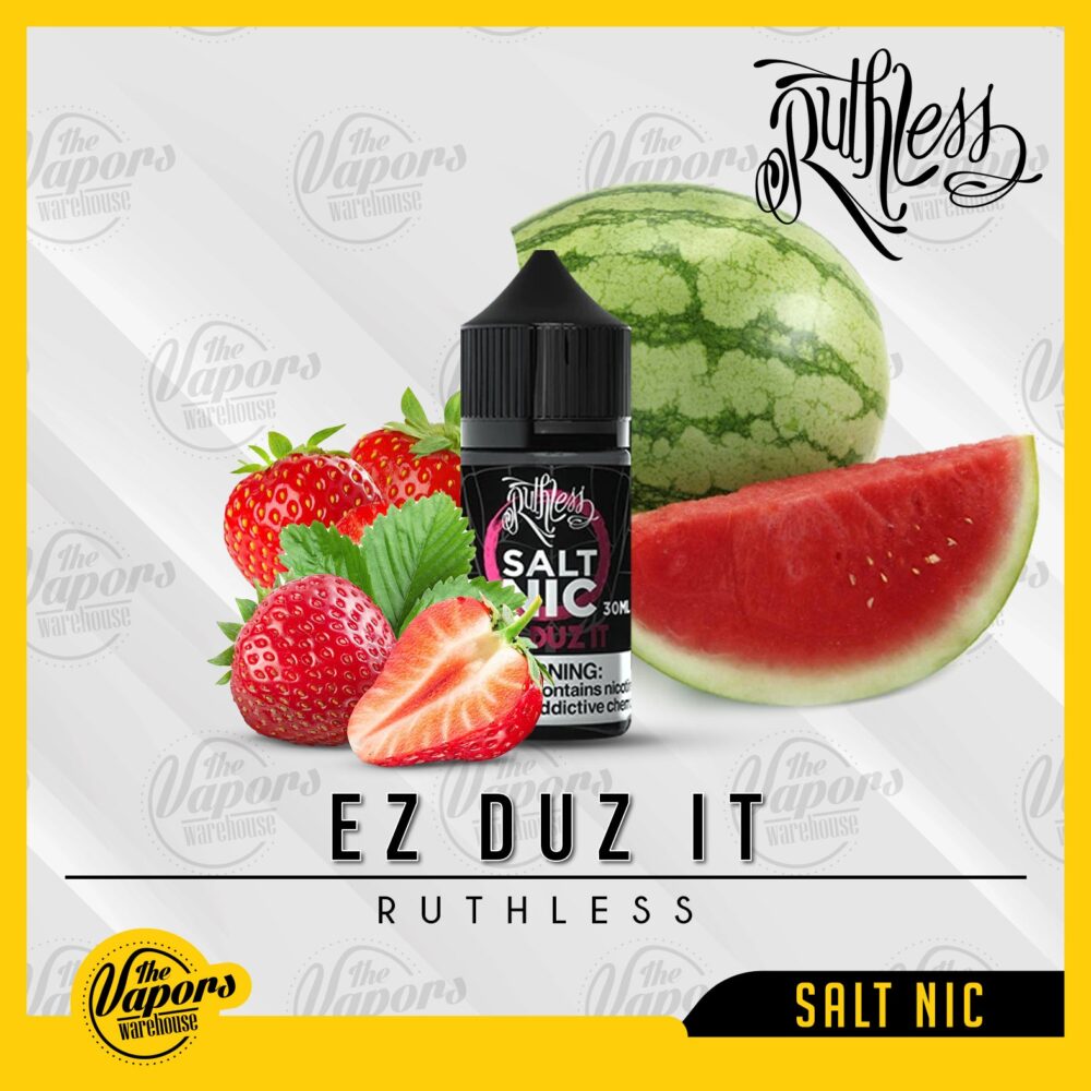 Ruthless Nicotine Salt Ez Duz It 20mg (UAE Version),35mg,50mg