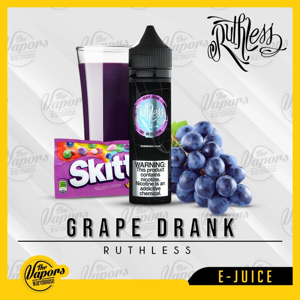 Ruthless Vapor - Grape Drank 50ml (UAE Version) / 3mg,60ml / 6mg