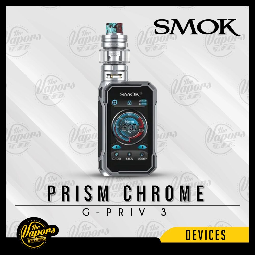 SMOK G-PRIV 3 230W STARTER KIT Prism Chrome