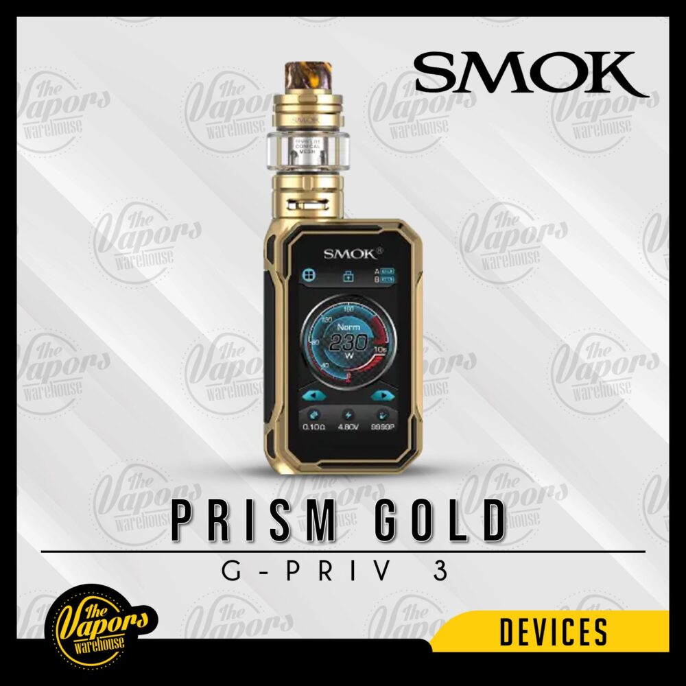 SMOK G-PRIV 3 230W STARTER KIT Prism Gold