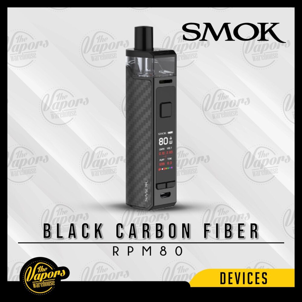 SMOK RPM80 POD MOD KIT Black Carbon Fiber