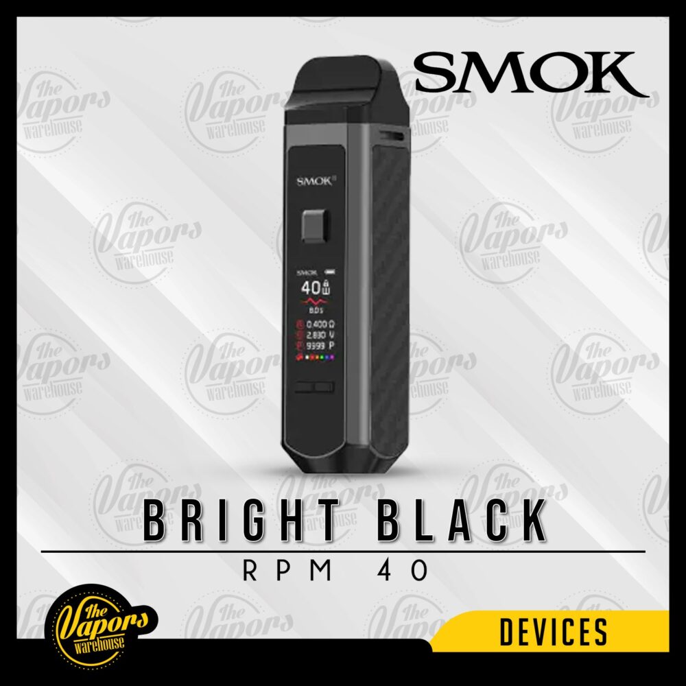 SMOK RPM 40 POD MOD KIT Bright Black