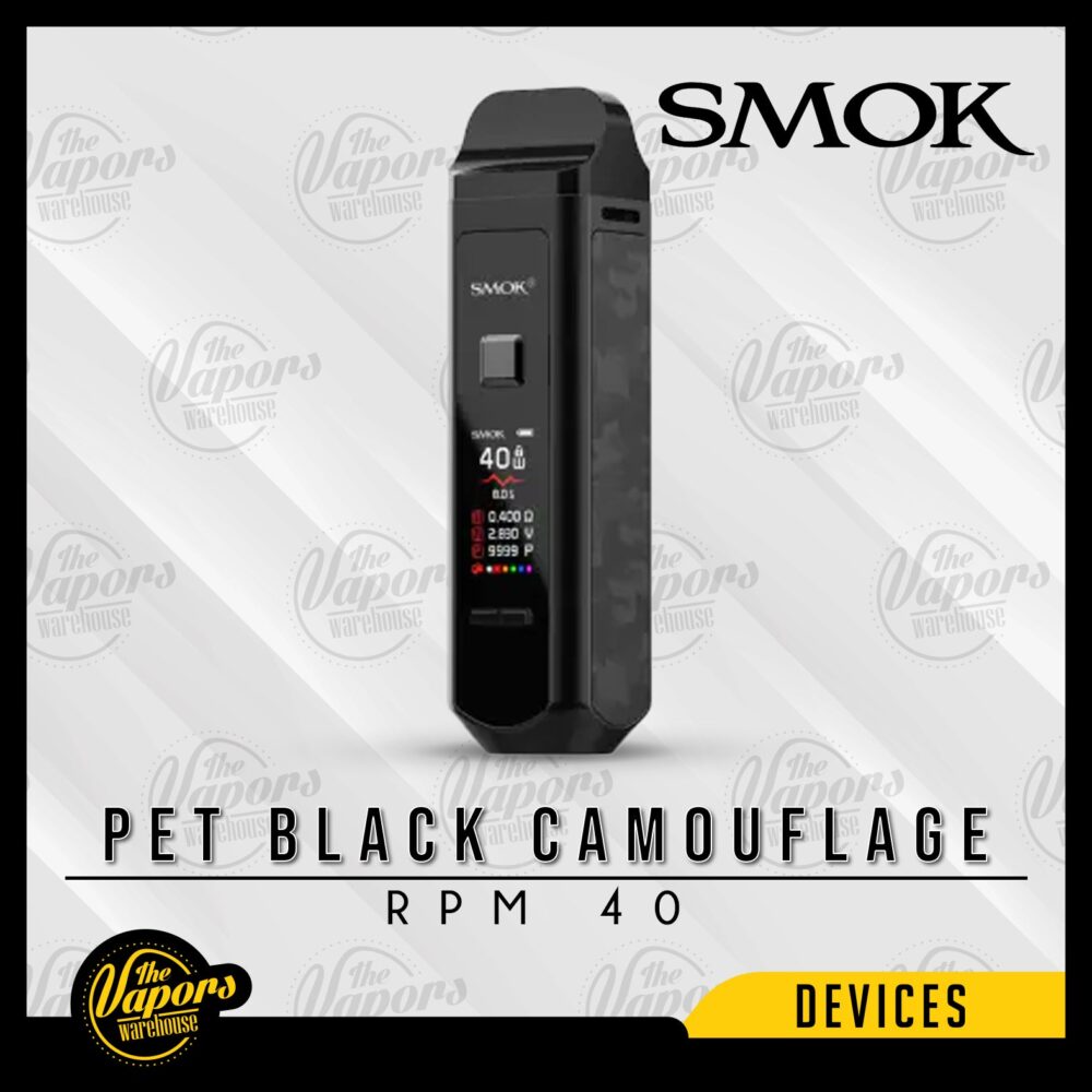 SMOK RPM 40 POD MOD KIT Pet Black Camouflage