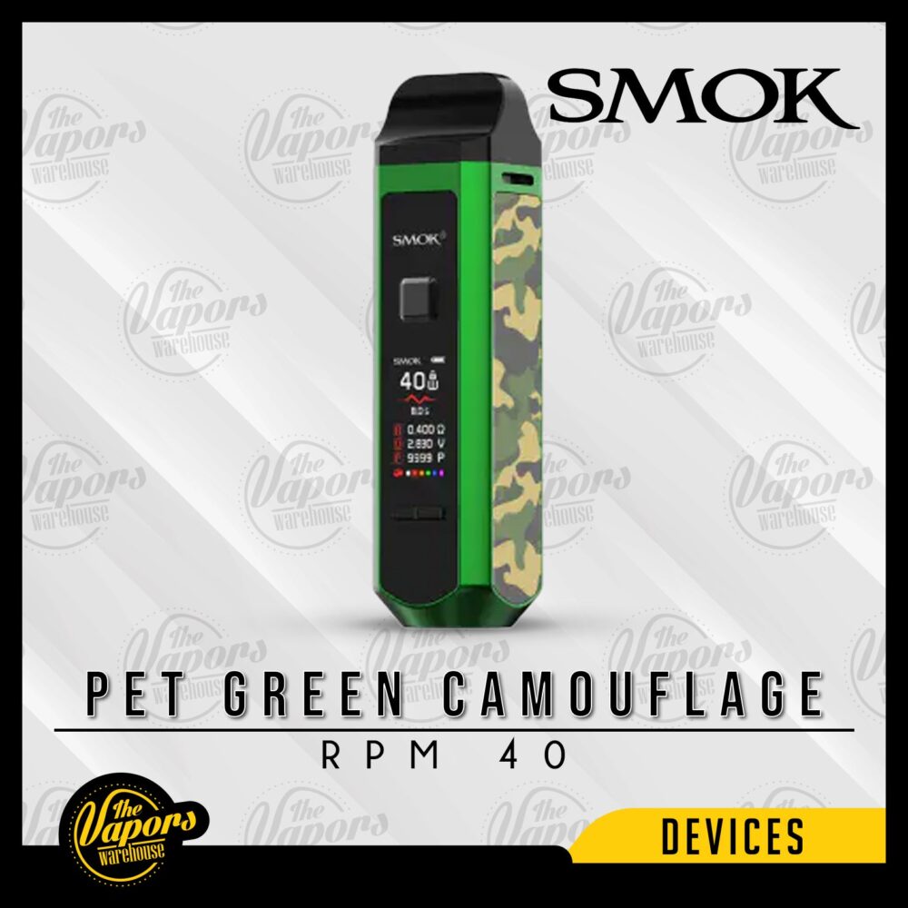 SMOK RPM 40 POD MOD KIT Pet Green Camouflage