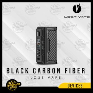 LOST VAPE THELEMA Quest 200W Box Mod Black Carbon Fiber