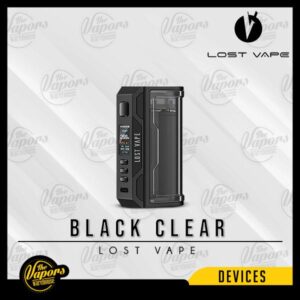 LOST VAPE THELEMA Quest 200W Box Mod Black Clear