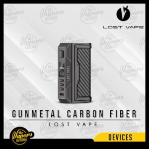 LOST VAPE THELEMA Quest 200W Box Mod Gunmetal Carbon Fiber
