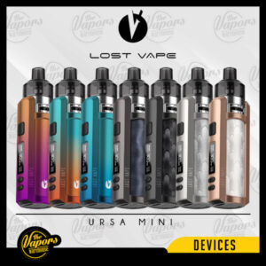 LOST VAPE URSA MINI POD KIT Mist Rose,Crystal Cream,Dark Knight,Glitter Ocean,Phantom Red,Phantom Blue,Phantom Green,Phantom Purple