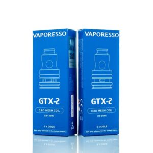 VAPORESSO GTX-2 REPLACEMENT COILS 0.6ohm GTX-2 Mesh Coil,0.8ohm GTX-2 Mesh Coil