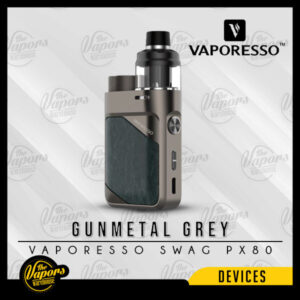 VAPORESSO SWAG PX80 POD MOD KIT Gunmetal Grey