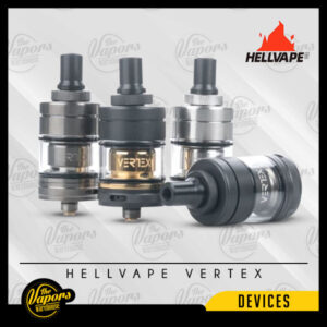 Hellvape - VERTEX MTL RTA Matt Black,SS,Gunmetal,Black - Gold