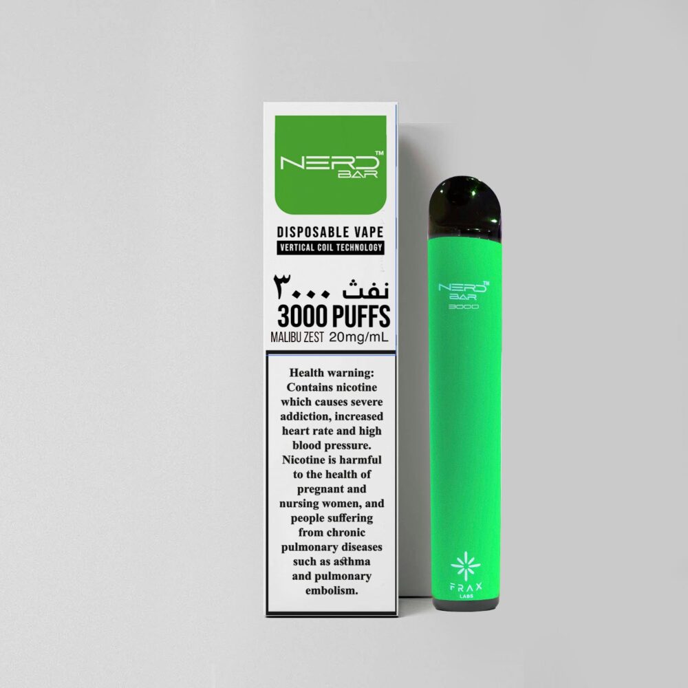 Nerd Bar DISPOSABLE DEVICE 3000 Puffs Pineapple,Fuji Apple,Strawberry,Blackcurrant Ice,Blueberry,Jamrock Blast,Power Berry,Blue Lemonade,Cherry Raspberry,Malibu Zest,Double Apple,Grape Ice,Coffee Tobacco,Cola Ice,Watermelon Ice,Watermelon Bubblegum,Tobacco,Mango Peach,Mango Ice