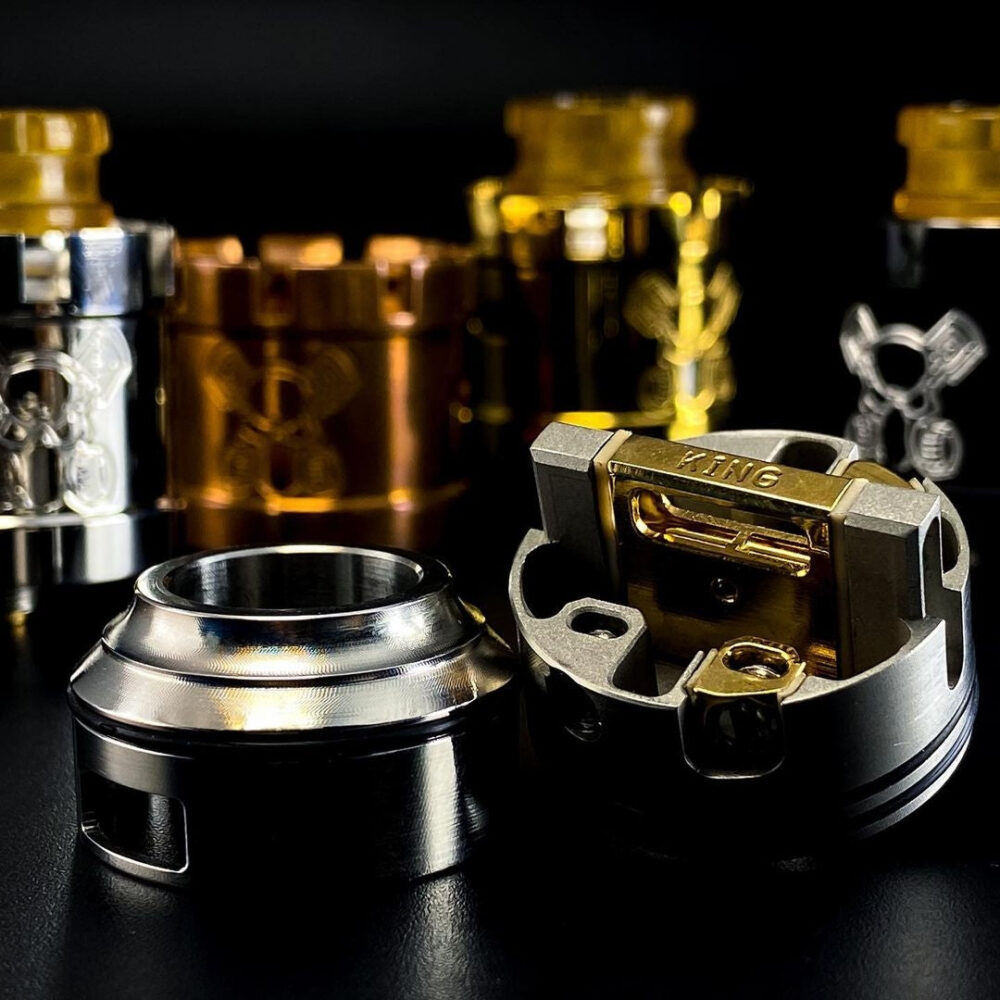 MCM Mods - UDG King RDA 30mm Matte Black,SS,Brass