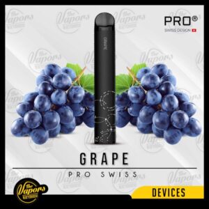 PRO Swiss disposable device (1500 Puff) 20mg / Grape