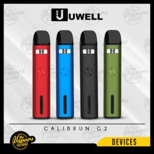UWELL CALIBURN G2 POD SYSTEM Carbon Black,Pyrrole Scarlet,Cobalt Green,Ultramarine Blue,Gradient