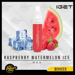 IGET Max Disposables Device (2300 Puffs) Raspberry Watermelon Ice