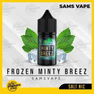 Sams Vape - Frozen Minty Breez SaltNic 30mg,50mg