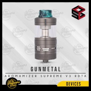 Steam Crave Aromamizer Supreme  V3 RDTA Basic/Advanced Kit Basic Kit / Black,Basic Kit / Gunmetal,Advanced Kit / Black,Advanced Kit / Gunmetal,Basic Kit / SS,Advanced Kit / SS,Advanced Kit / Gold