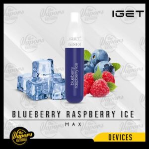 IGET Max Disposables Device (2300 Puffs) Blueberry Raspberry Ice