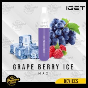 IGET Max Disposables Device (2300 Puffs) Grape Berry Ice